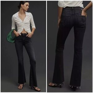 Mother The Weekender Fray Jeans Thunder Road Size 28